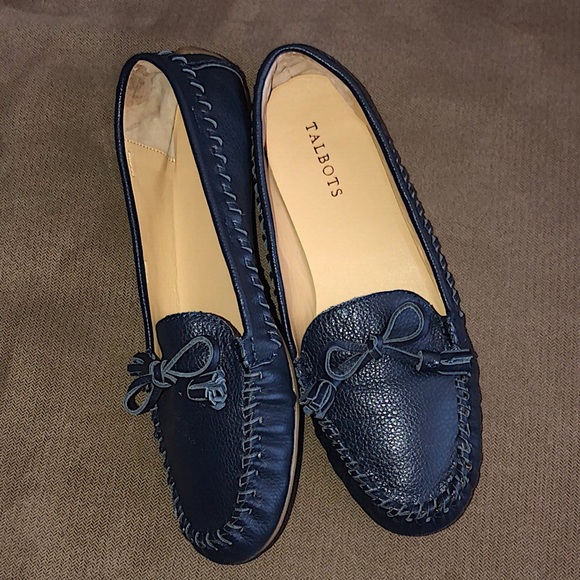 talbots driving moccasins